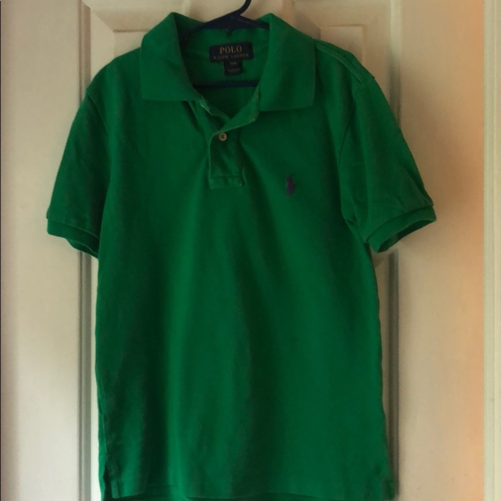Boys green Polo